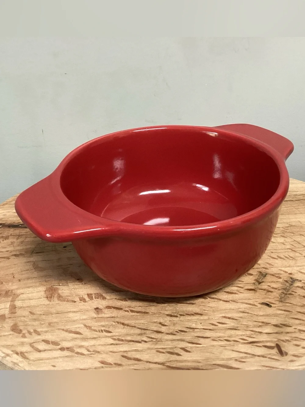 🔴 Vintage Chantal Cookware Casserole Dish / Soup Bowl - Beautiful Red Design